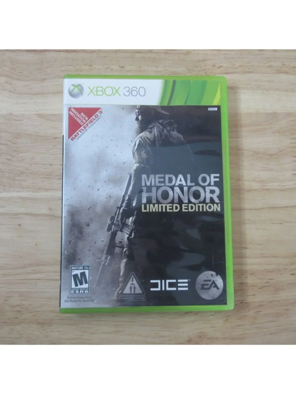 Medal of Honor -- Limited Edition (Xbox 360, 2010) - No Manual